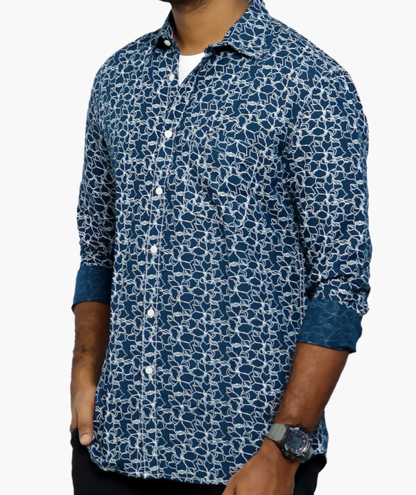 Floral Cotton Print Shirt - Image 2